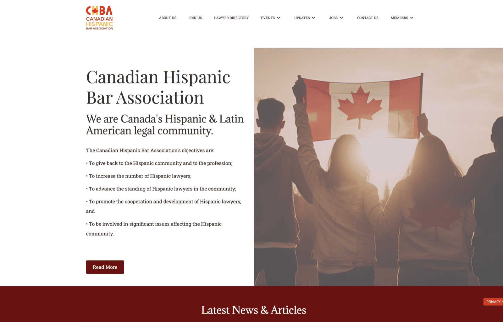 CHBA Membership Platform screenshot